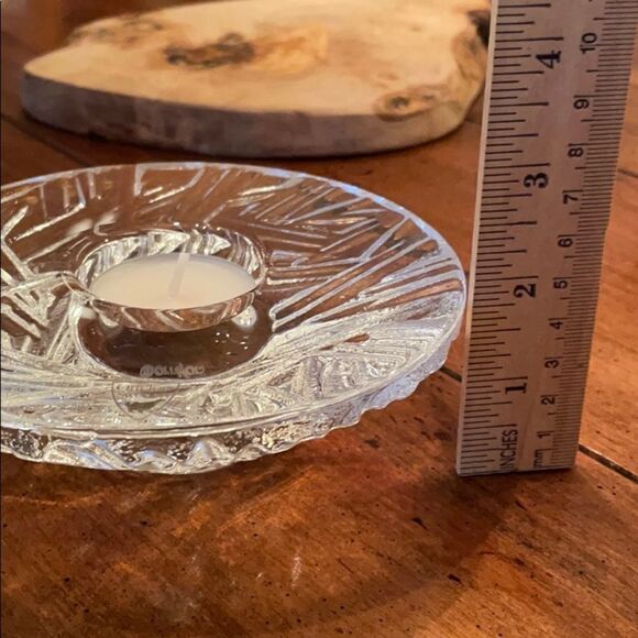 Orrefors Sweden Crystal Tea Light Candle Holder - Picture 5 of 8